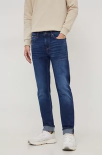 Pepe Jeans jeansy męskie kolor granatowy - Spodnie męskie - miniaturka - grafika 1