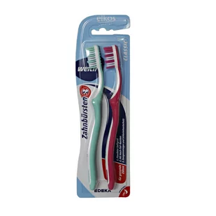 Elkos Dental szczoteczka do zębów 2 pack miękka - Szczoteczki do zębów - miniaturka - grafika 1