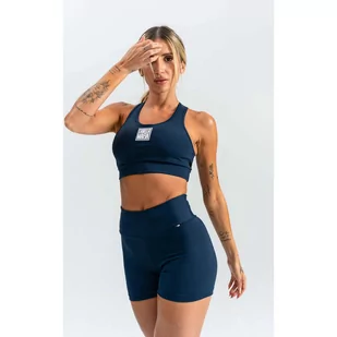 Biustonosz sportowy LABELLAMAFIA SPORTS BRA GO ON NAVY - Bielizna sportowa damska - miniaturka - grafika 1