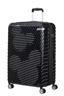 Walizki - American Tourister Mickey Clouds, Spinner L, walizka z możliwością rozszerzenia, 76 cm, 94/104 l, czarna (Mickey True Black), Czarny (Mickey True Black), L (76 cm - 94/104 L), Bagaż dziecięcy - miniaturka - grafika 1