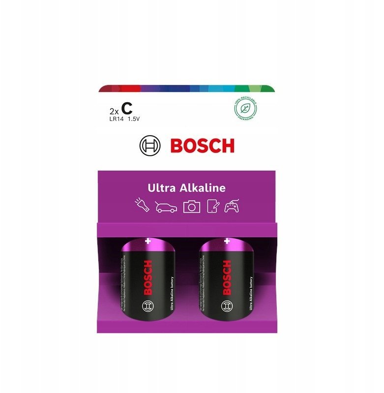 BATERIA BOSCH 2SZT C ULTRA ALKALINE LR14UA2B/00