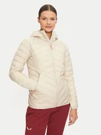 Odzież trekkingowa damska - Salewa Kurtka puchowa Brenda 27884 Beżowy Regular Fit - miniaturka - grafika 1