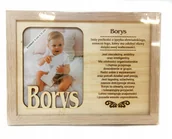 Ramki na zdjęcia - Ramka na zdjęcie dla niego BORYS urodziny imieniny - miniaturka - grafika 1