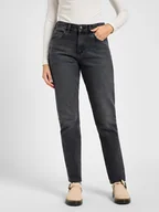 Spodenki damskie - Lee Dżinsy - Tapered fit - w kolorze czarnym - miniaturka - grafika 1
