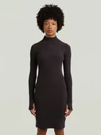 Sukienki - G-Star Sukienka w kolorze czarnym - miniaturka - grafika 1