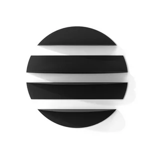Półka SOLIS kolor czarny umbra - SHELVES/SOLIS/BLACK/76X76X19 - Półki do salonu - miniaturka - grafika 1