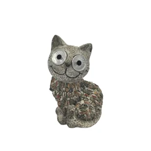 Lampa solarna figura kot 16,5 cm - Lampy ogrodowe - miniaturka - grafika 1