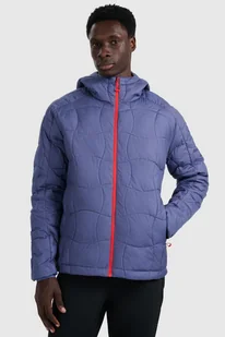 4F Kurtka puchowa trekkingowa z wypełnieniem Primaloft Silver męska - granatowa XXL - Kurtki i kamizelki sportowe męskie - miniaturka - grafika 1