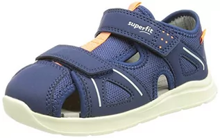 Buty dla chłopców - Superfit Sandały chłopięce Wave 27, niebieski - niebieski pomarańczowy - 19 EU - grafika 1