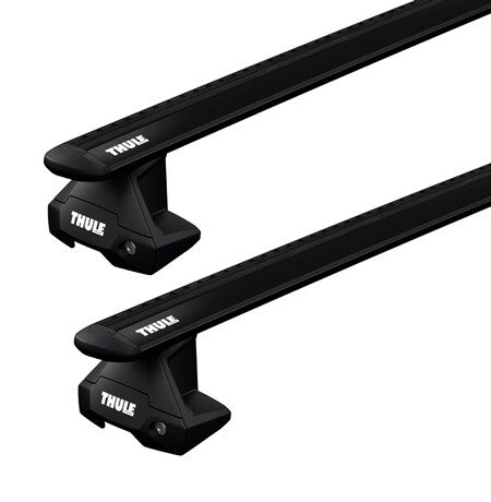 Bagażnik dachowy Thule z EVO WingBar Black BMW iX2 (U10) 5-dr SUV z gołym dachem 24-25