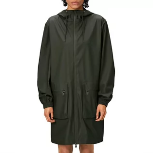 Kurtki męskie - Kurtka Rains Cargo Long Jacket 19850-03 - zielona - grafika 1