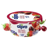 Kefiry, jogurty, maślanki - Alpro Produkt sojowy truskawka-wiśnia-daktyle 135 g - miniaturka - grafika 1