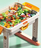 Klocki - Klocki konstrukcyjne stolik 3w1 zawiera 55 elementÃ³w - miniaturka - grafika 1