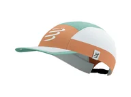 Czapki i chusty sportowe męskie - COMPRESSPORT czapka biegowa 5 PANEL LIGHT CAP papaya punch - miniaturka - grafika 1