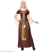 Stroje karnawałowe - Widmann Królowa kostium Wikinger torebka damska, x-large, brązowy - miniaturka - grafika 1