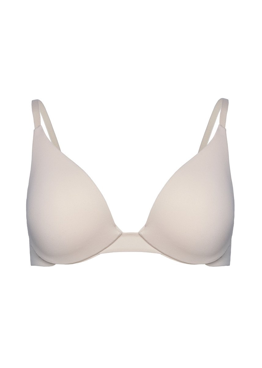 Biustonosz usztywniany CLEARY Esotiq beżowy 70D