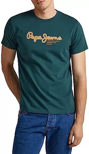 Koszulki męskie - Pepe Jeans Koszulka męska Wido, Zielony (Regent Green), XS - grafika 1