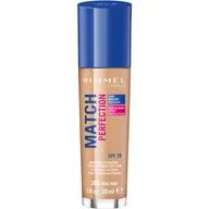 Podkłady do twarzy - Rimmel Match Perfection Foundation SPF20 podkład w płynie 303 True Nude 30ml - miniaturka - grafika 1