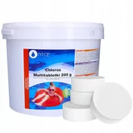 Akcesoria do basenów - Chlor Do Basenu Tabletki Multifunkcyjne 200g 5 kg - miniaturka - grafika 1