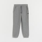 Spodnie i spodenki dla chłopców - Reserved - Dresowe joggery basic - Szary - miniaturka - grafika 1