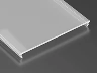 Akcesoria do oświetlenia - Klosz Superwide PMMA Mrożony do profilu aluminiowego - 1m - miniaturka - grafika 1