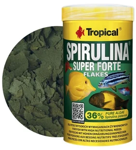 TROPICAL Super Spirulina Forte 36% - pokarm roślinny dla ryb - Pokarm dla ryb - miniaturka - grafika 1