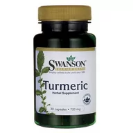 Przeziębienie i grypa - Swanson, Usa Turmeric 720mg Suplement diety 30 kaps. - miniaturka - grafika 1