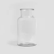 Wazony i flakony - HOMLA Wazon TENNO szklany transparentny 14,5x25,5cm - miniaturka - grafika 1