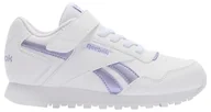 Koszulki i topy damskie - Reebok Dziewczęce Glide Elastic & Top Strap Sneaker, Ftwrwhite Metalicpurple Digitalgleam, 34 EU - miniaturka - grafika 1