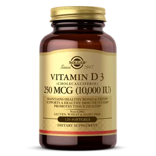 Solgar, Vitamin D3 10000 Iu, 250 Mcg, 1 - Witaminy i minerały Solgar, Vitamin D3 10000 Iu, 250 Mcg, 1 - Witaminy i minerały - miniaturka - grafika 1