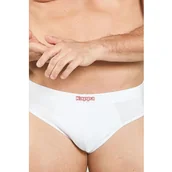 Majtki męskie - Slipy męskie bawełniane białe z wewnętrzna gumą duże rozmiary Kappa K1101 - miniaturka - grafika 1