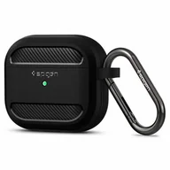 Akcesoria do słuchawek - Apple Spigen Etui Spigen Rugged Armor AirPods 3, czarne 8809710758605 - miniaturka - grafika 1