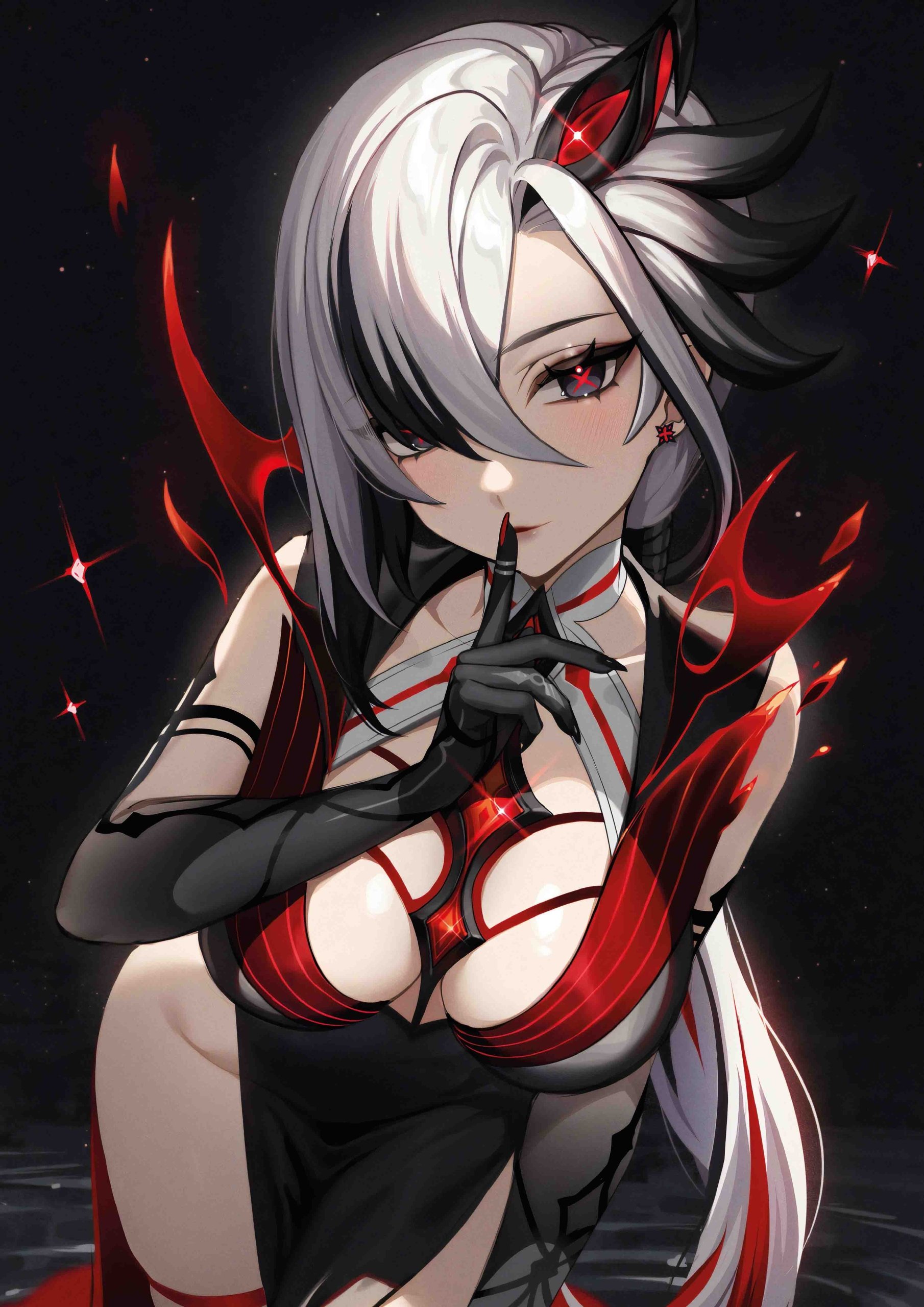 Plakat A3 Genshin Impact Anime Gra Arlecchino