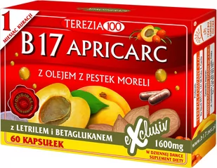 Terezia Witamina B17 Apricarc 60 kapsułek - Witaminy i minerały - miniaturka - grafika 1