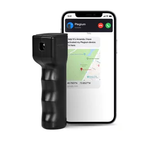 Gaz Pieprzowy Plegium Smart Mini Black | 3 Funkcje Bezpieczeństwa - Gaz pieprzowy - miniaturka - grafika 1