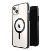 Etui i futerały do telefonów - Speck Presidio Perfect-Clear with Impact Geometry + MagSafe - Etui iPhone 14 Plus z powłoką MICROBAN (Clear / Black) - miniaturka - grafika 1