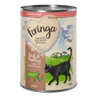 Feringa Classic Meat Menu 6 x 400 g Wołowina i drób - Mokra karma dla kotów - miniaturka - grafika 3