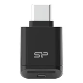 Czytniki kart pamięci - Czytnik kart pamięci silicon power usb-c 3.2 gen 1 microsd czarny SPU3CTMREDC2000K - miniaturka - grafika 1