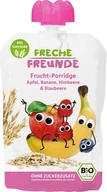 Owoce w puszkach i słoikach - OWSIANKA W TUBCE JABŁKO - BANAN - MALINA -  JAGODA BEZ DODATKU CUKRÓW OD 6 MIESIĄCA BIO 100 g - FRECHE FREUNDE - miniaturka - grafika 1