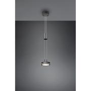 Lampy sufitowe - Trio Franklin LED lampa wisząca 1-punktowa antracyt 326510142 - miniaturka - grafika 1