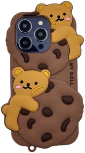 ETUI CASE 3D CIASTECZKOWY MIŚ IPHONE 14 Pro standard - Etui i futerały do telefonów - miniaturka - grafika 1