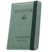 Akcesoria podróżnicze - Podróżne Etui Portfel Na Dokumenty Paszport Rfid Antykradzieżowy - miniaturka - grafika 1