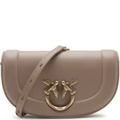 Torebki damskie - Pinko Skórzana torebka na ramię ROUND CLICK MINI VITE - miniaturka - grafika 1