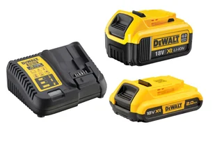 Zestaw akumulator 2 Ah i 4Ah 18V + ładowarka DCB113MDR-QW DEWALT - Ładowarki do elektronarzędzi - miniaturka - grafika 1
