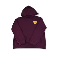 Bluzy dla dziewczynek - Bluza dziecięca Wood Wood Izzy AA  Burgundy - 10235605-2424-Burgundy-1-2y - miniaturka - grafika 1