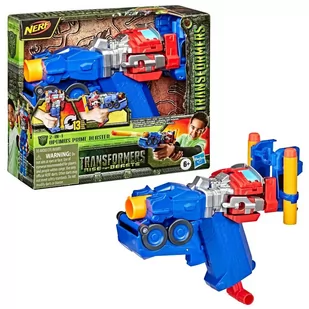 Nerf Transformers Rise of the Beasts 2w1 Optimus Prime F3901 - Zabawki militarne - miniaturka - grafika 1