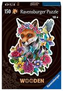 Pozostałe książki - Ravensburger Puzzle 17512 - Bunter Fuchs - 150 Teile Kontur-Holzpuzzle mit stabilen, individuellen Puzzleteilen und 15 kleinen Holzfiguren (Whimsies), - miniaturka - grafika 1