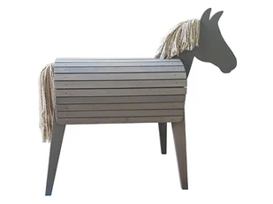 roba Drewniany konik do zabawy, 123 x 64 x 151 cm - Zabawki kreatywne - miniaturka - grafika 1