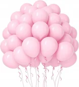 Balony i akcesoria - Balony Profesjonalne Różowy Pastel Do Girland Urodziny - 15Cm - 100 Szt - miniaturka - grafika 1
