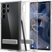 Etui i futerały do telefonów - Spigen Etui Ultra Hybrid S do Samsung Galaxy S23 Ultra Przezroczysty - miniaturka - grafika 1